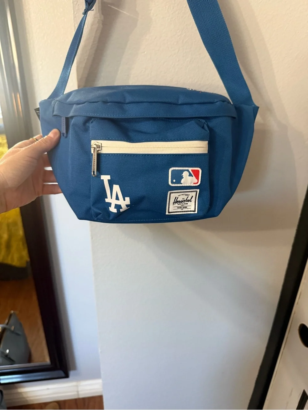 Herschel x MLB Los Angeles Dodgers Blue Crossbody Bag